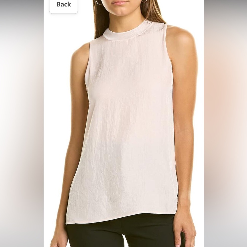 NWT Vince ribbed crew neck sleeveless top Size M